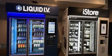 Liquid IV vending machine at SFO