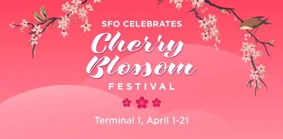 SFO Celebrates Cherry Blossom Festival Graphic