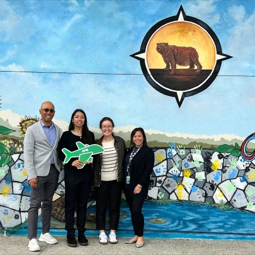 SFO employees volunteer at Belle Air Elementary School